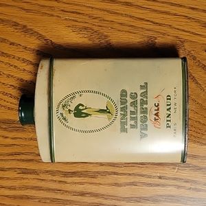 Vintage  pinaud  talc tin